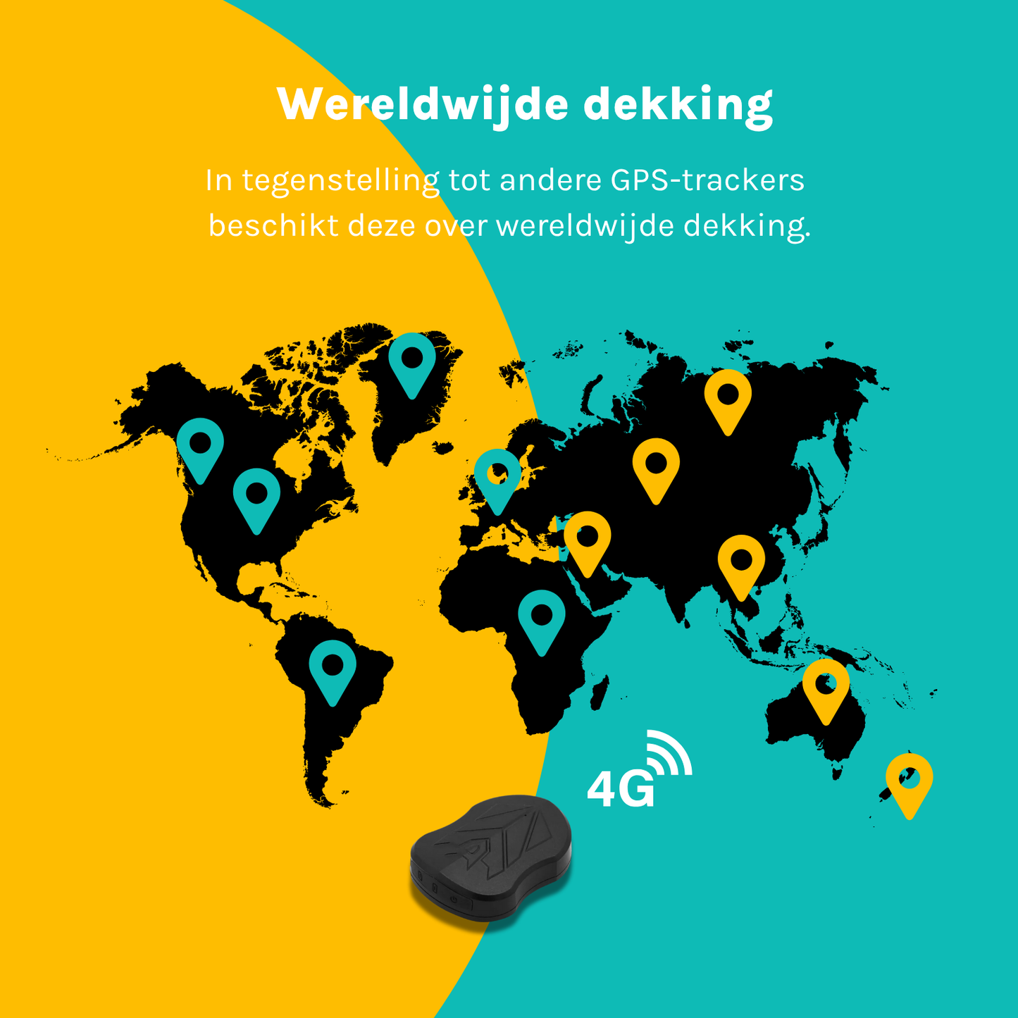 Premium 4G GPS-Tracker zonder abonnement