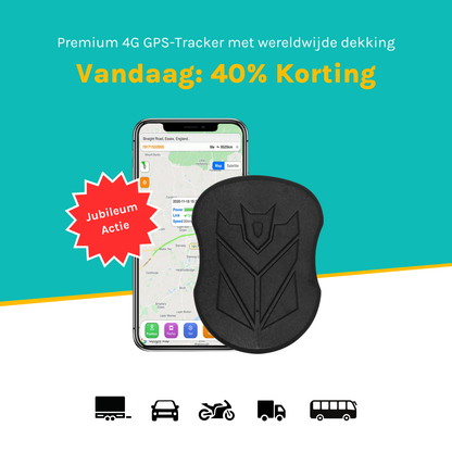 Premium 4G GPS-Tracker zonder abonnement