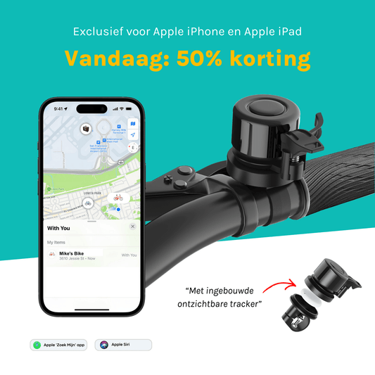 Premium GPS Tracker voor Fiets zonder abonnement